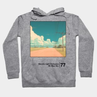 Mr Blue Sky / Minimalist Graphic Artwork Design Hoodie